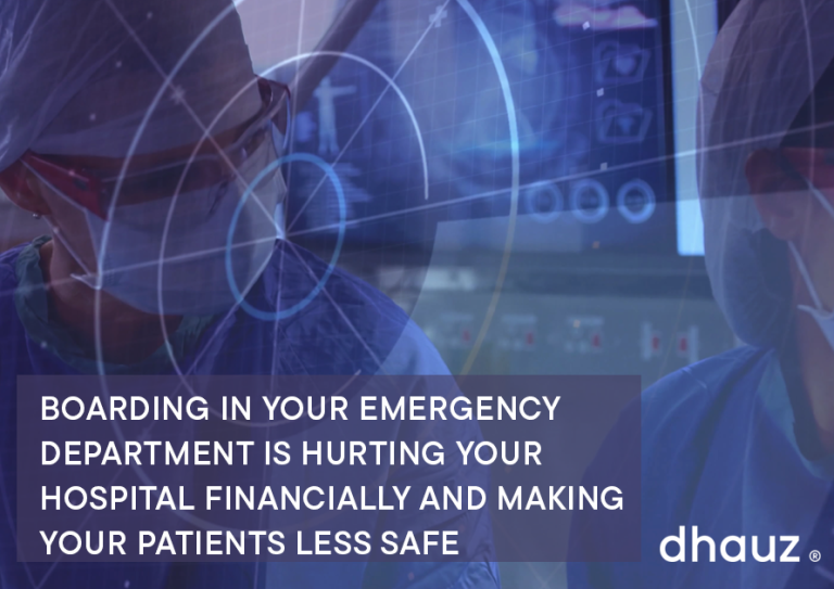 Boarding in your Emergency Department is Hurting your Hospital Financially and Making your Patients Less Safe