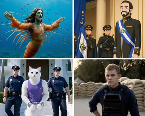 From shrimp Jesus to erotic tractors: how viral AI slop took over the internet