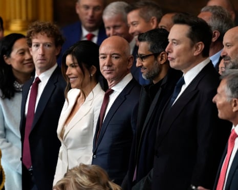 Big tech continues to bend the knee to Trump a year after his inauguration