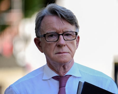 Mandelson’s links with US tech firm Palantir must be fully exposed, campaigners warn